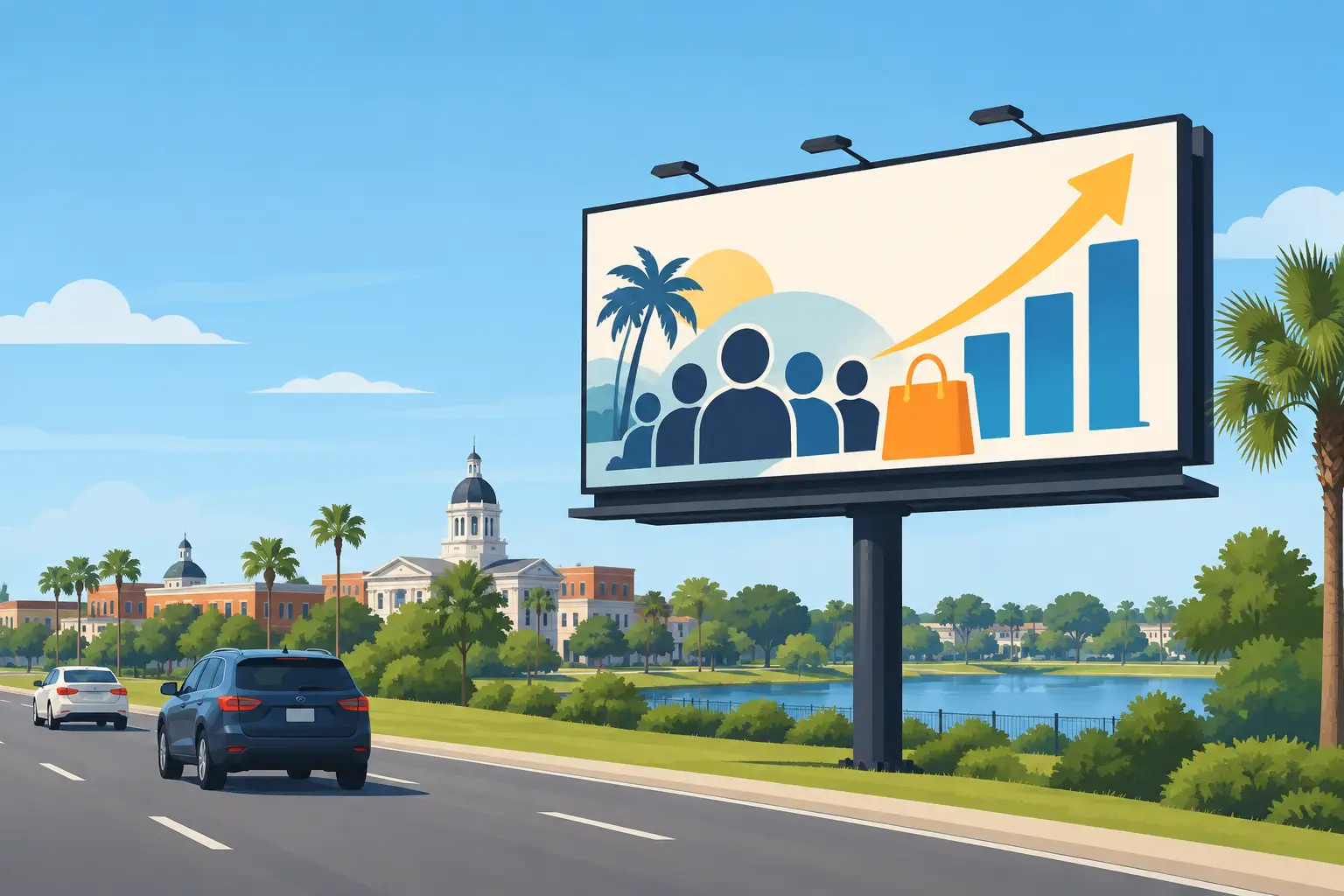 How Billboards in Ocala Florida Build Demand